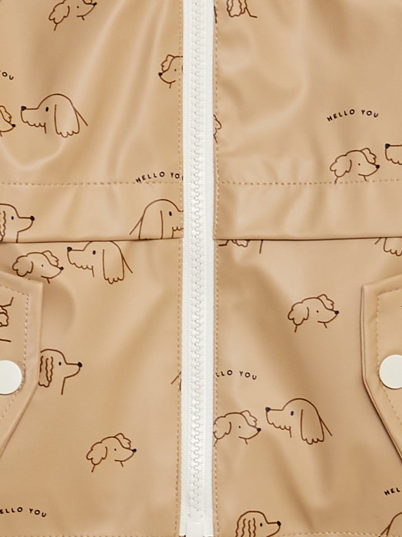 Parka à capuche Beige - Kiabi