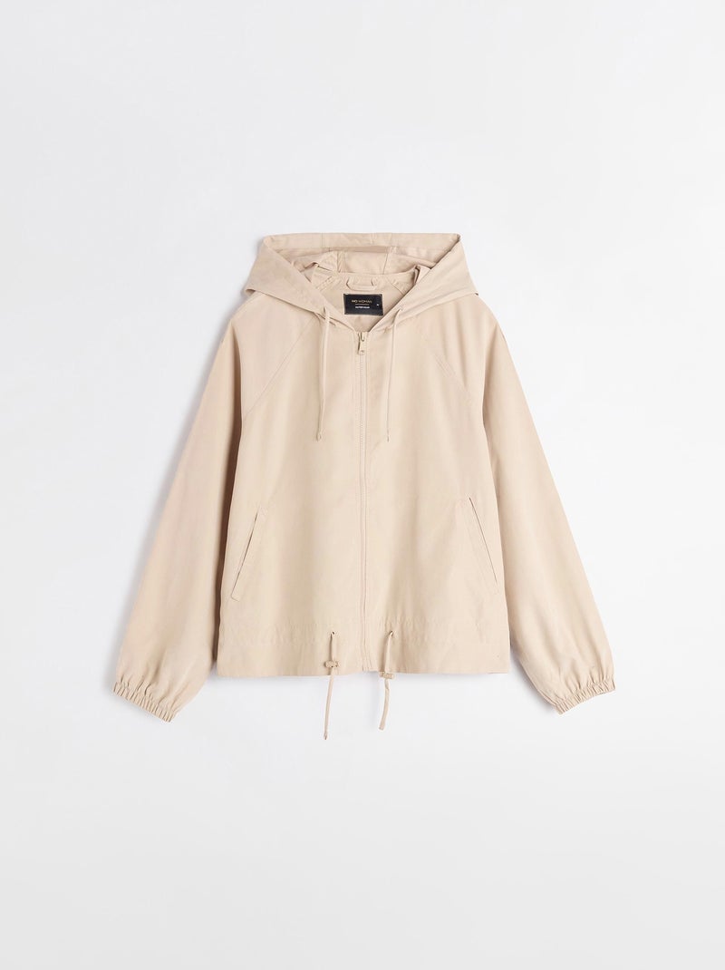 Parka à capuche Beige - Kiabi