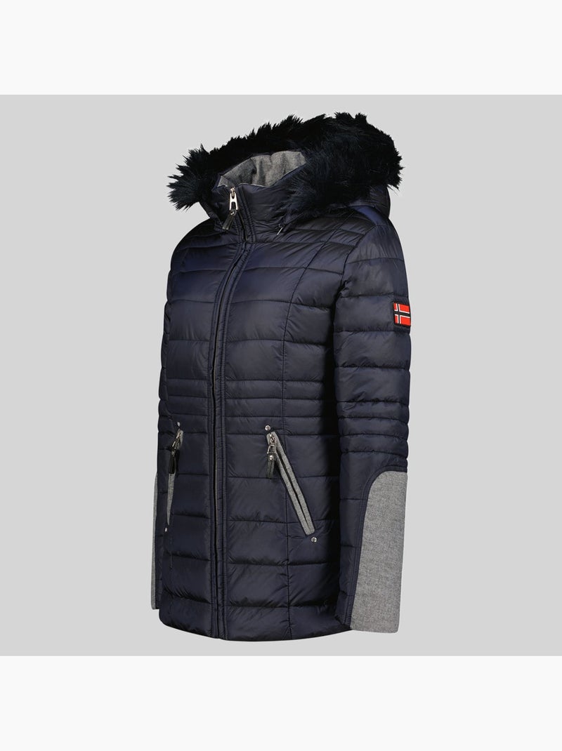 Parka à capuche belete – geographical norway Bleu marine - Kiabi