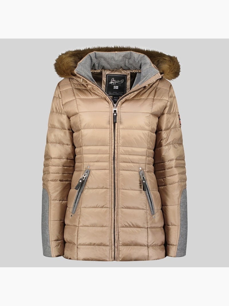 Parka à capuche belete – geographical norway Taupe - Kiabi