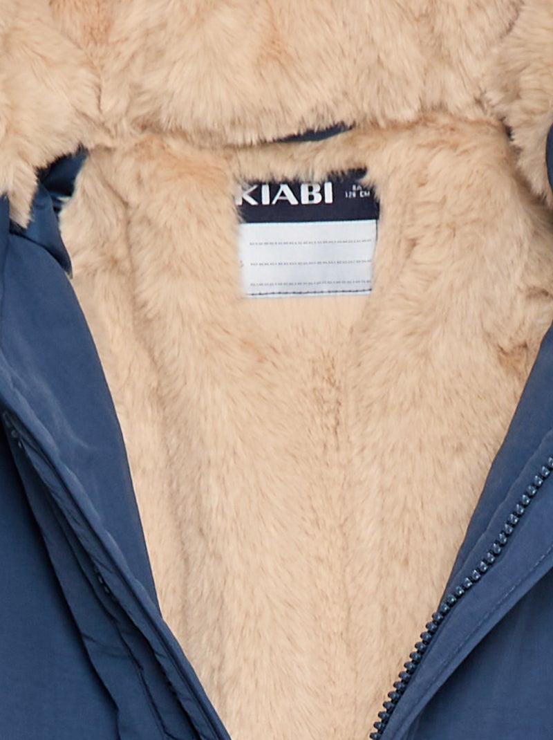 Parka à capuche Bleu - Kiabi
