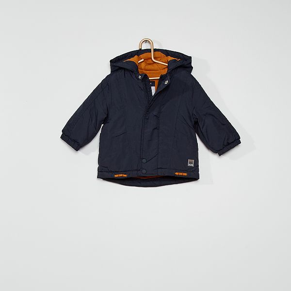 Parka A Capuche Bebe Garcon Bleu Marine Kiabi 18 00