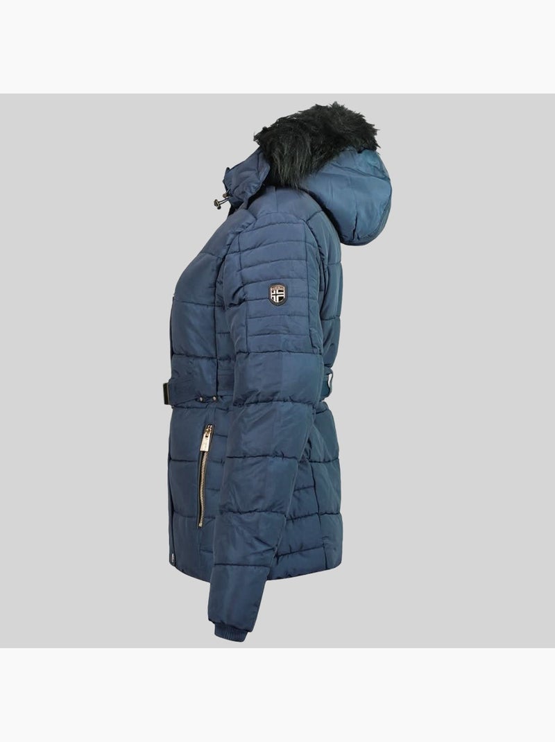 Parka à capuche blood – geographical norway Bleu marine - Kiabi