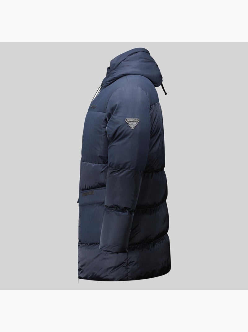 Parka à capuche bocaraton – geographical norway Bleu marine - Kiabi