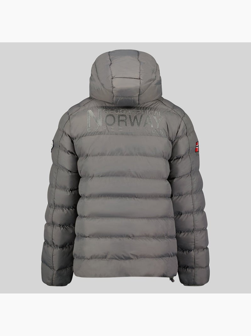 Parka à capuche bombe – geographical norway Gris foncé - Kiabi