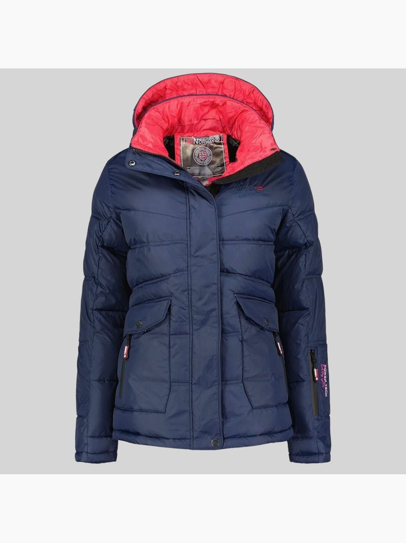 Parka à capuche bonixe – geographical norway Bleu marine - Kiabi