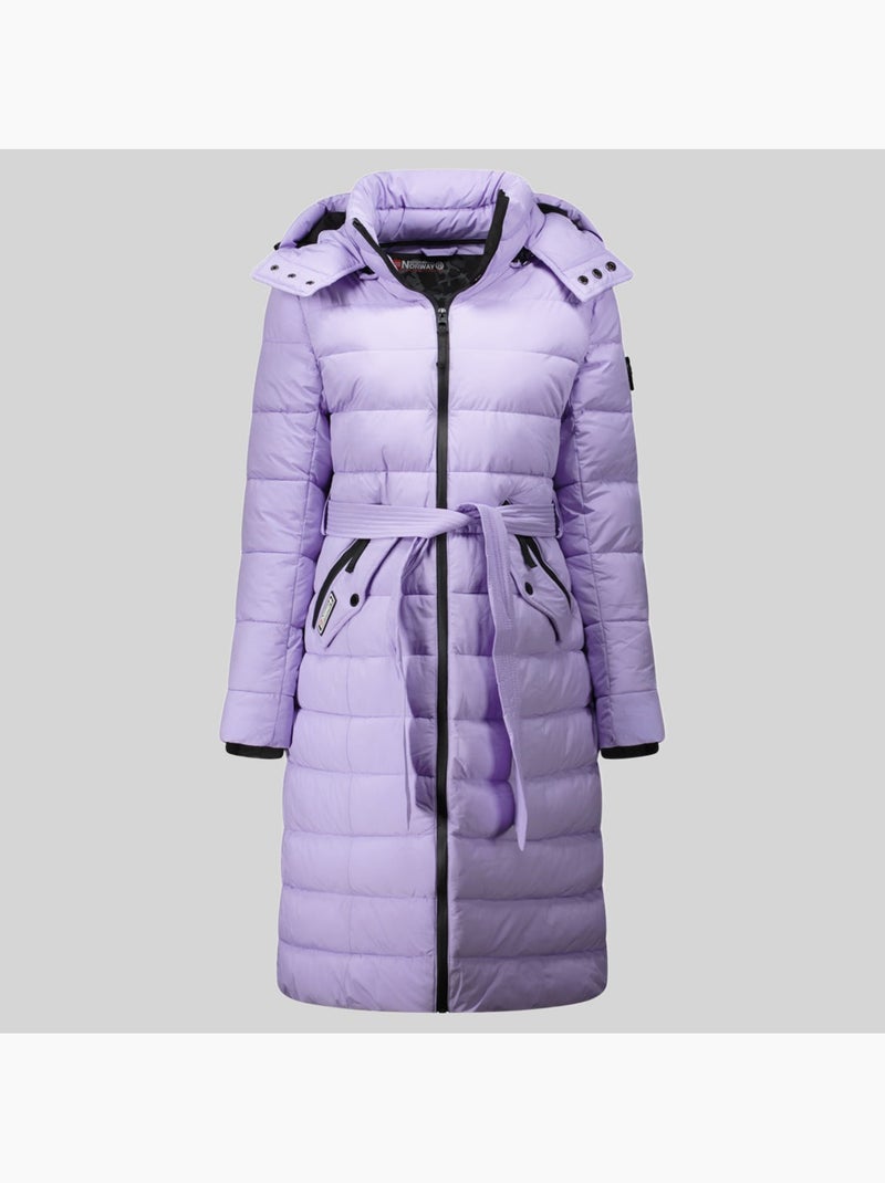 Parka à capuche cabima – geographical norway Mauve lilas - Kiabi
