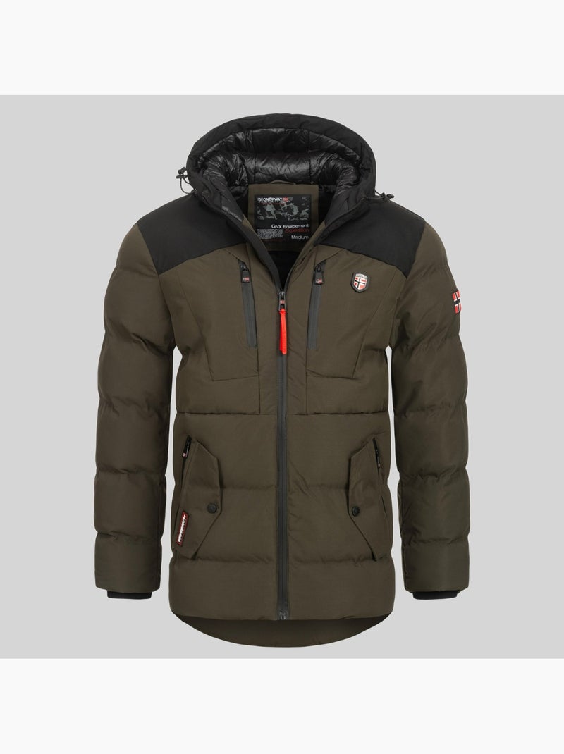 Parka à capuche cachot – geographical norway Kaki - Kiabi