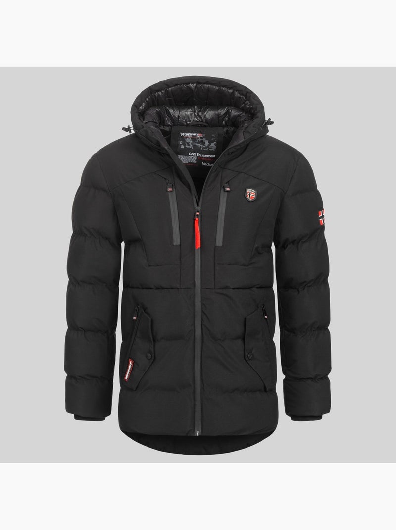 Parka à capuche cachot – geographical norway Noir - Kiabi