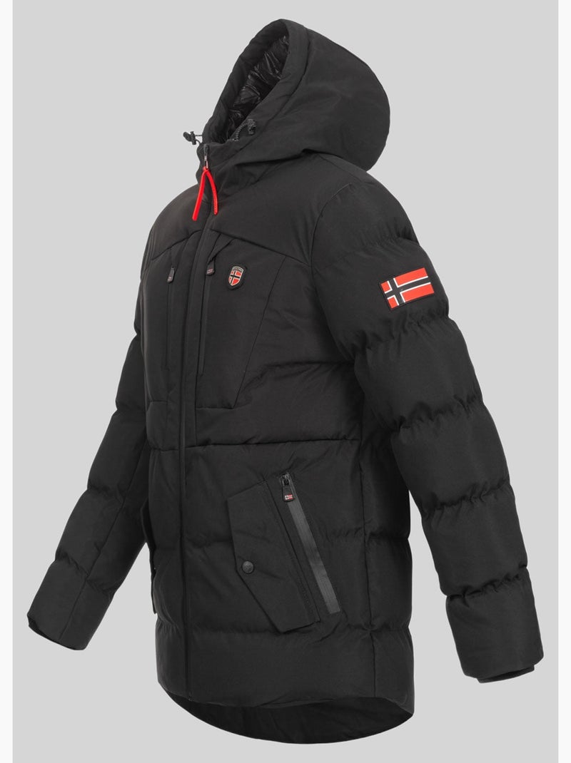 Parka à capuche cachot – geographical norway Noir - Kiabi