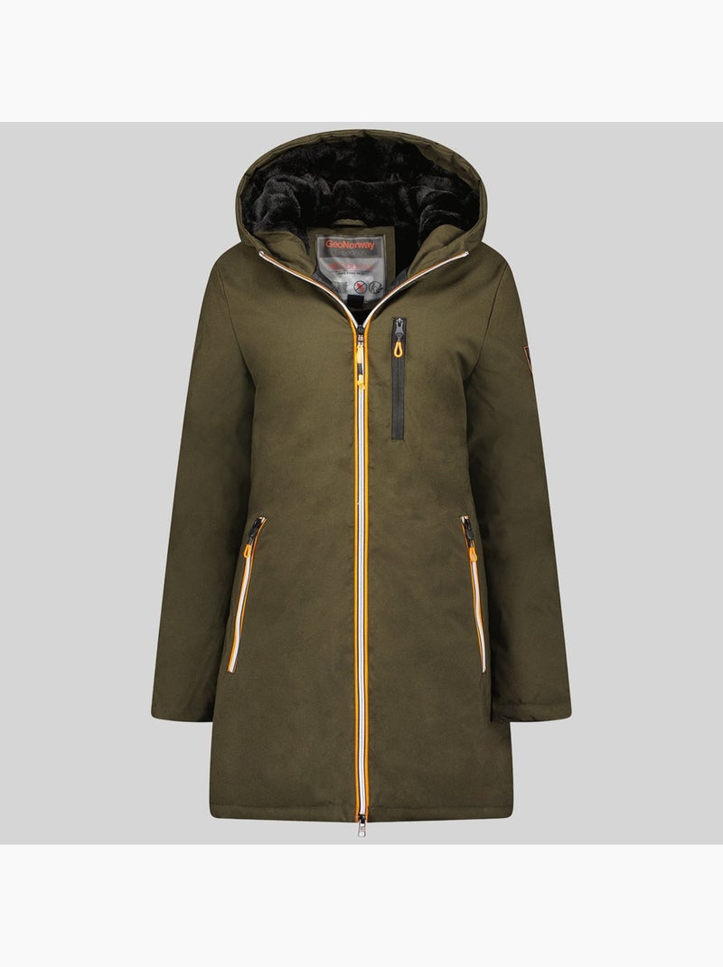 Parka à capuche cassim – geographical norway Kaki - Kiabi