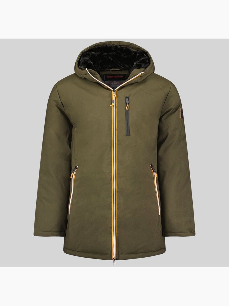 Parka à capuche cassim – geographical norway Kaki - Kiabi