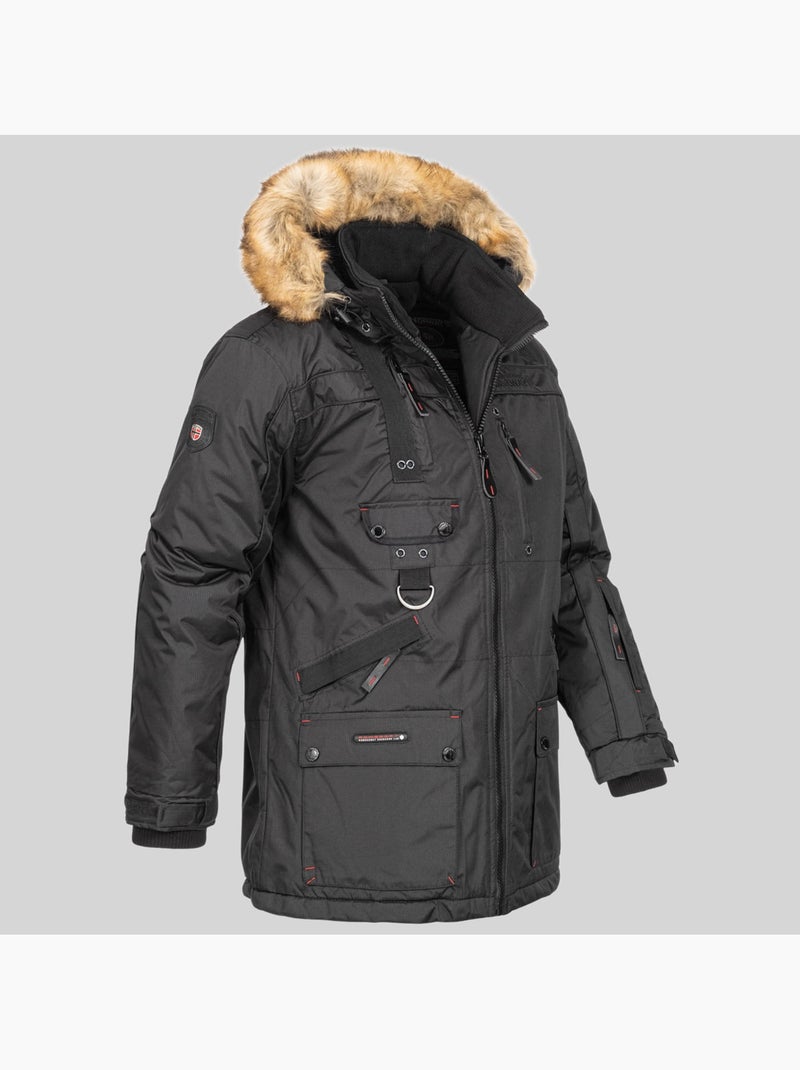 Parka à capuche chirac – geographical norway Bleu marine - Kiabi