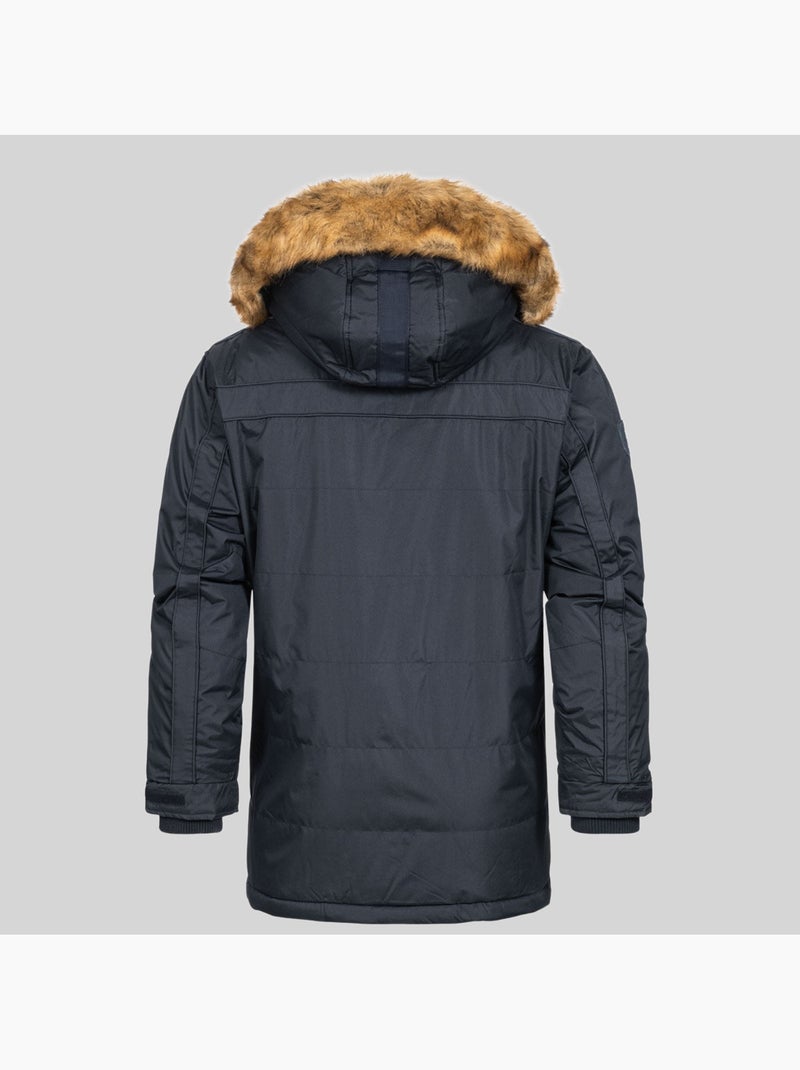 Parka à capuche chirac – geographical norway Bleu marine - Kiabi