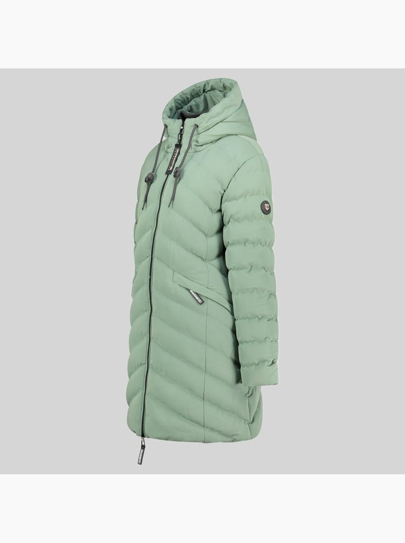 Parka à capuche clarisal – geographical norway Vert pastel - Kiabi
