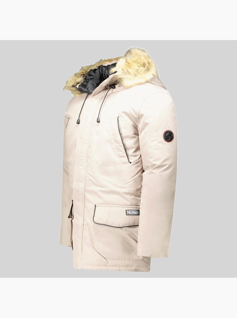 Parka à capuche claude – geographical norway Beige - Kiabi