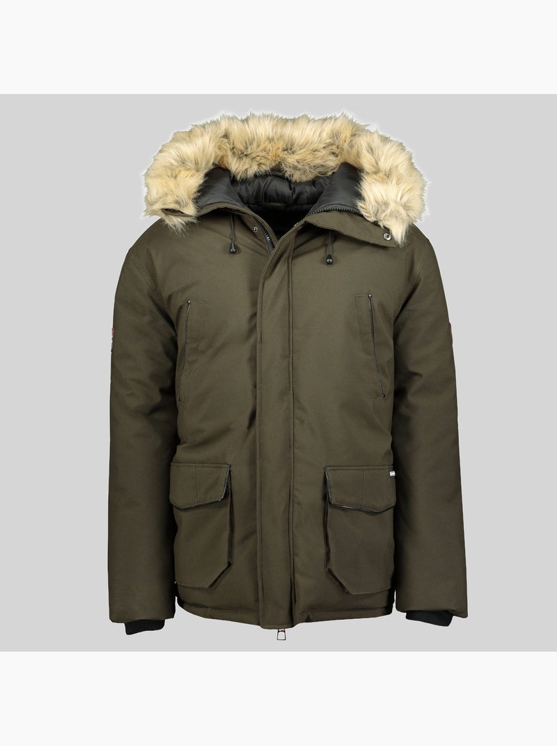 Parka à capuche claude – geographical norway Kaki - Kiabi