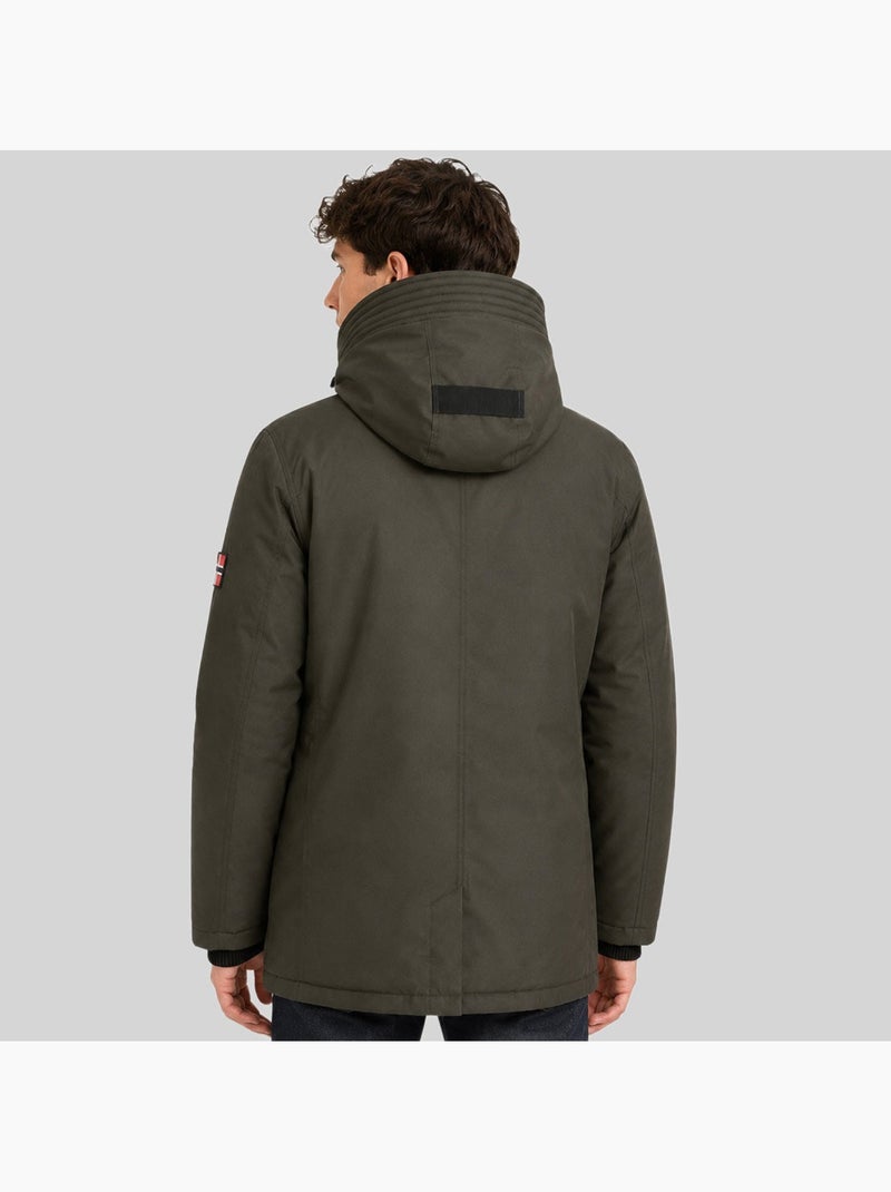 Parka à capuche claudius – geographical norway Kaki - Kiabi