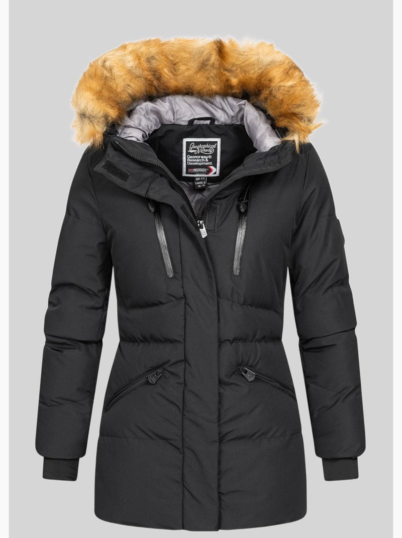 Parka à capuche crown – geographical norway Noir - Kiabi