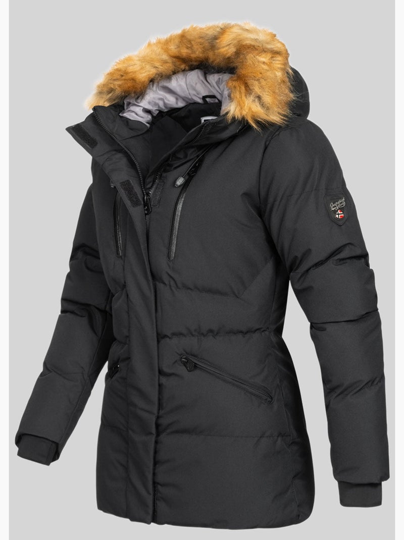 Parka à capuche crown – geographical norway Noir - Kiabi