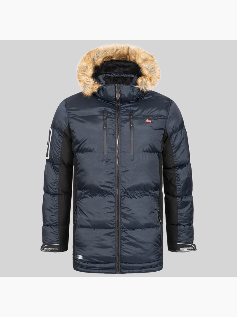 Parka à capuche danone – geographical norway Bleu marine - Kiabi