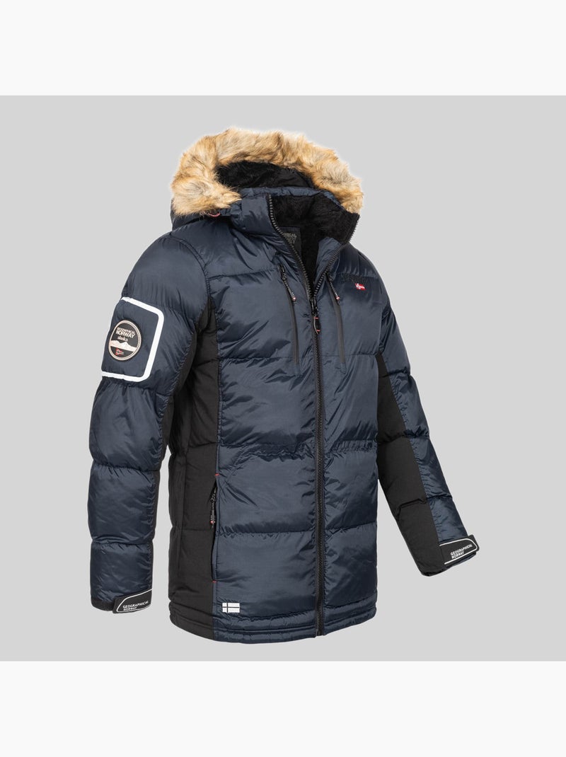 Parka à capuche danone – geographical norway Bleu marine - Kiabi