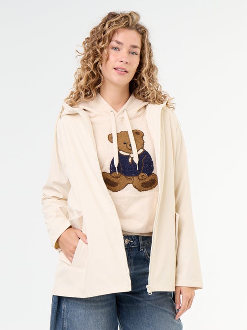 Parka à capuche déperlant - Kiabi