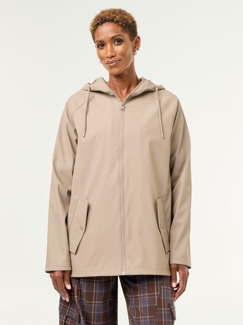 Parka à capuche déperlant - Kiabi