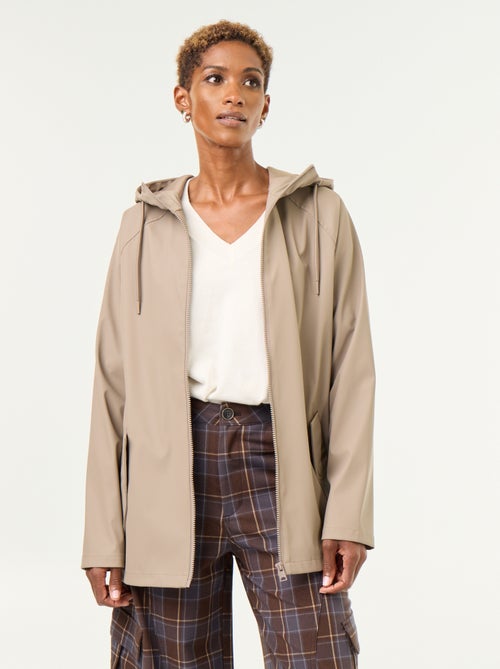 Parka à capuche déperlant - Kiabi