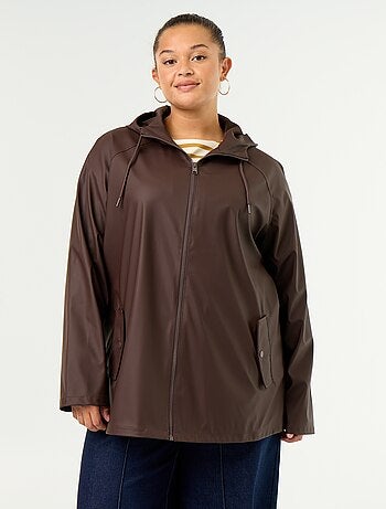 Parka à capuche déperlant