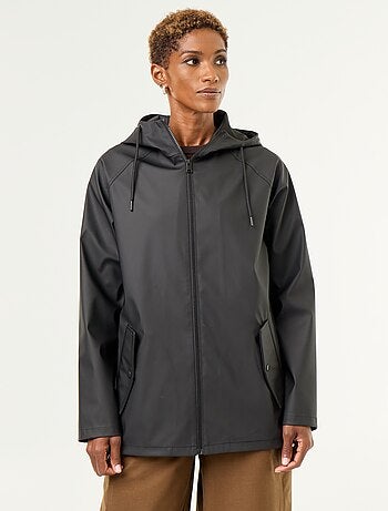 Parka à capuche déperlant