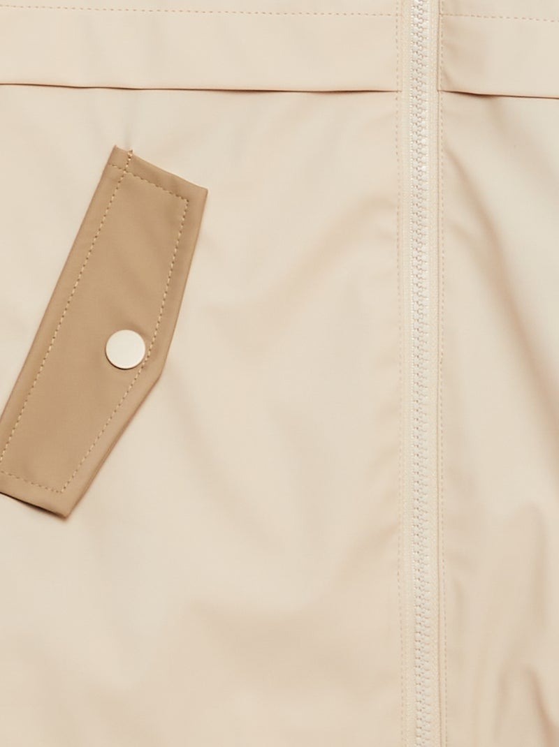 Parka à capuche déperlant ORANGE - Kiabi