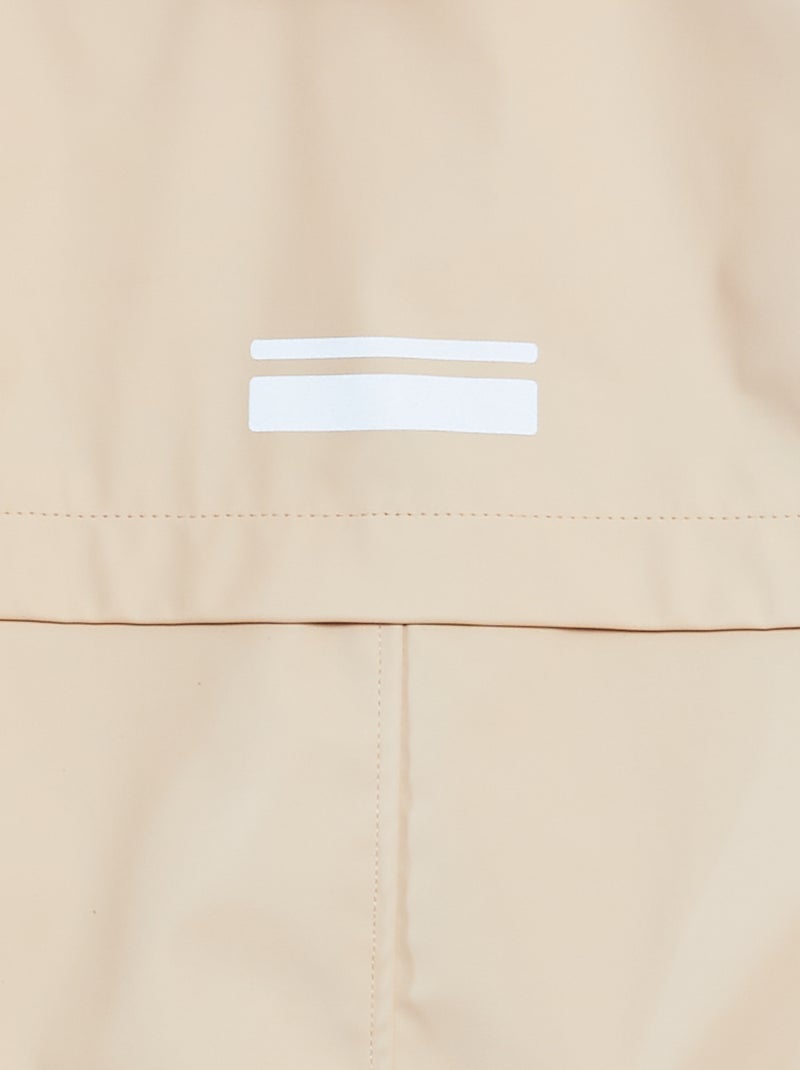 Parka à capuche déperlant ORANGE - Kiabi