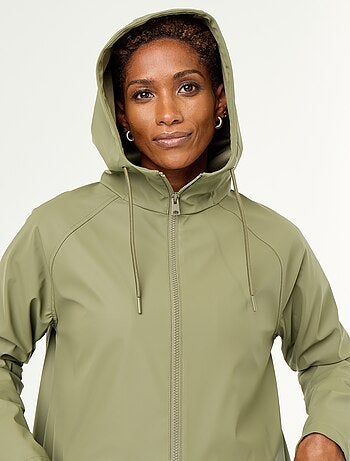 Parka à capuche déperlant