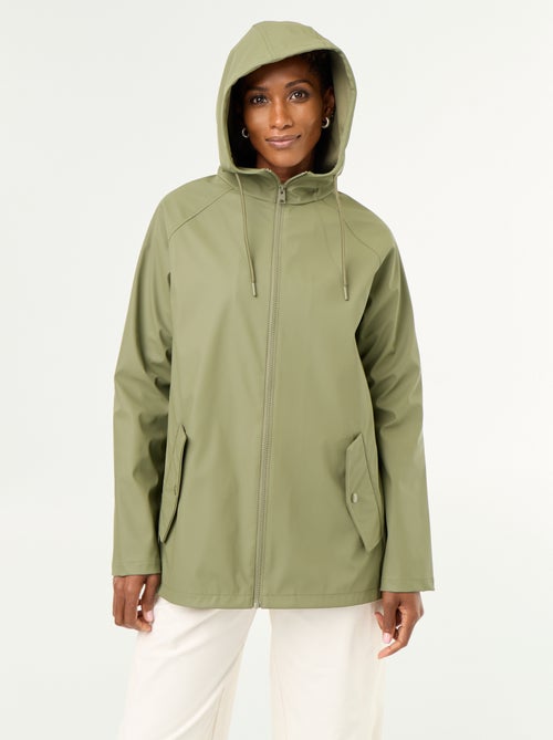 Parka à capuche déperlant - Kiabi