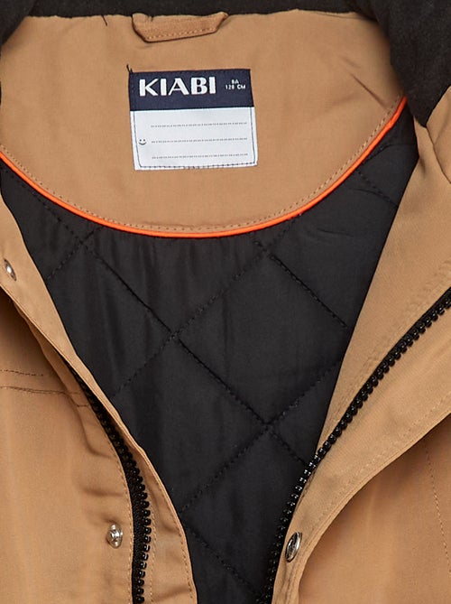 Parka à capuche déperlante - Kiabi