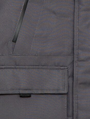 Parka à capuche déperlante