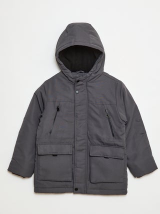 Parka à capuche déperlante