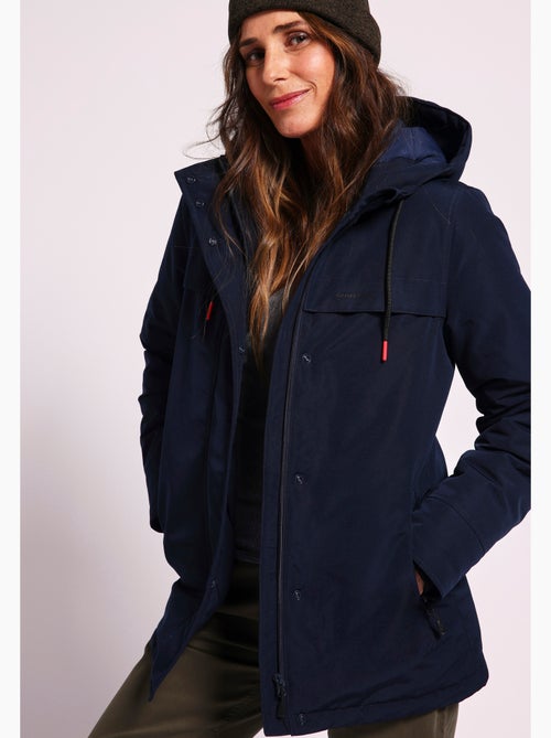 Parka à capuche déperlante Thermolactyl femme - DamartSport - Kiabi