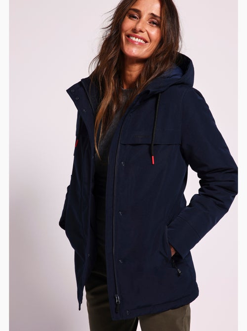 Parka à capuche déperlante Thermolactyl femme - DamartSport - Kiabi