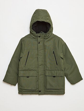 Parka à capuche déperlante