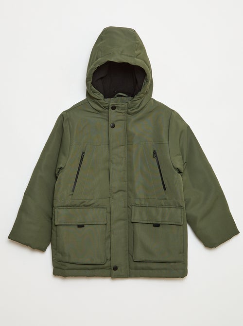 Parka à capuche déperlante - Kiabi