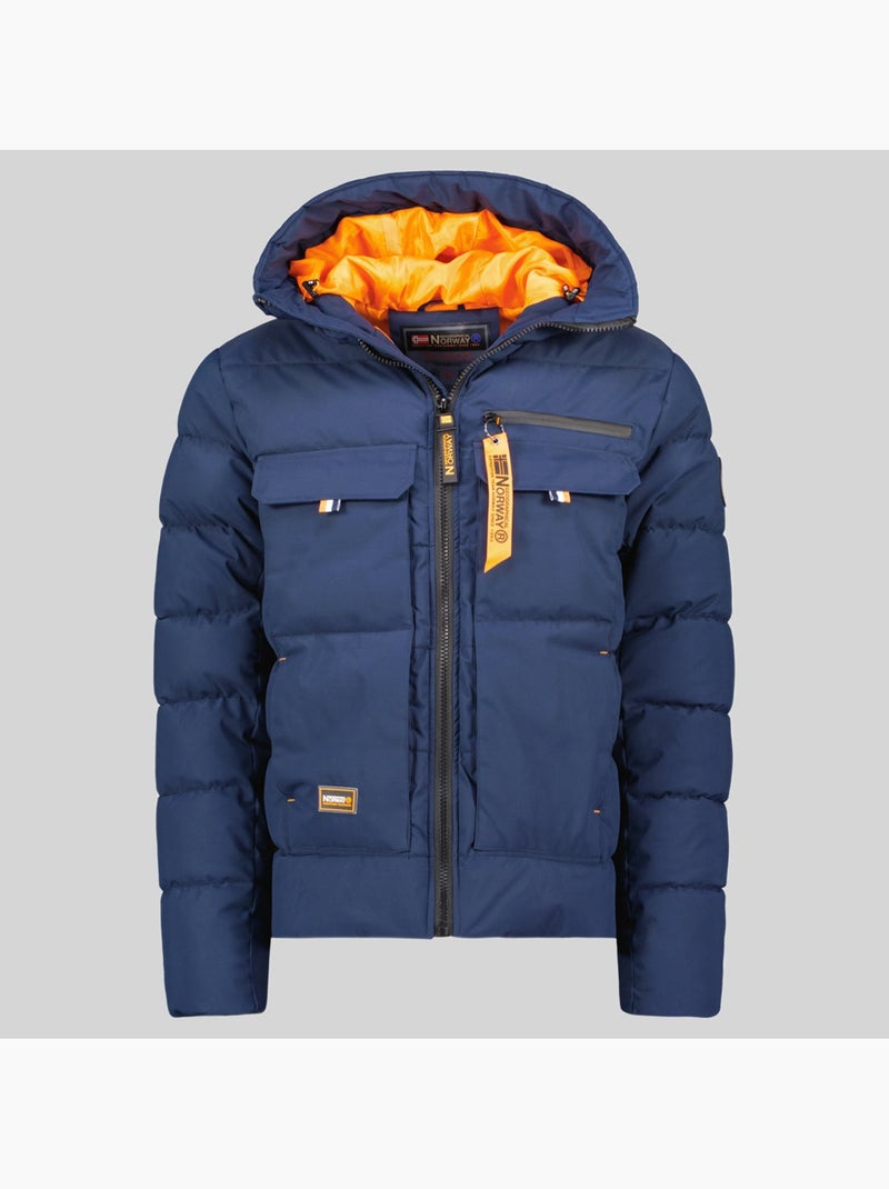 Parka à capuche dosiba – geographical norway Bleu marine - Kiabi