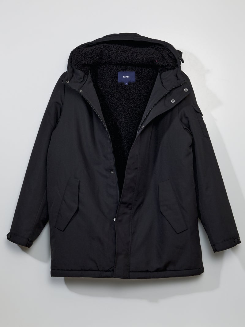 Parka Doublée Sherpa Parka DoublÃ©e Garcon Parka à Capuche Doublée