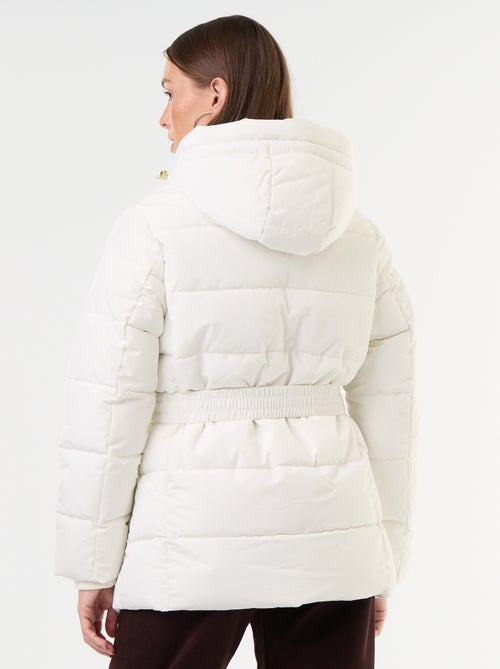 Parka à capuche doublée fausse fourrure - Kiabi Parka à capuche doublée fausse fourrure - Kiabi