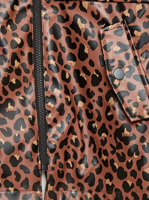 Parka à capuche en caoutchouc - Kiabi