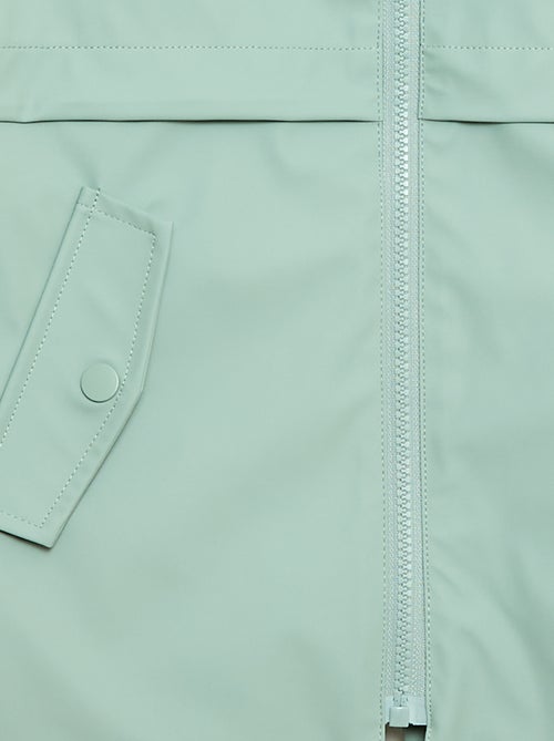 Parka à capuche en caoutchouc - Kiabi