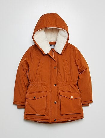 Parka à capuche entièrement doublée