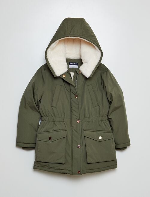 Parka à capuche entièrement doublée - Kiabi