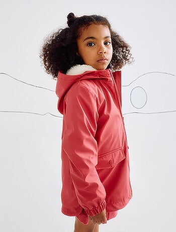 Parka à Capuche et Doublure en Sherpa